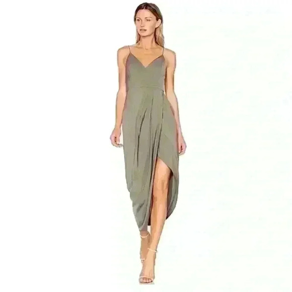 Shona Joy Dresses & Skirts - Shona joy cocktail dress in olive, size 2
